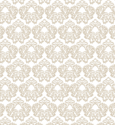 Stoffen rolgordijn in beige met patroon