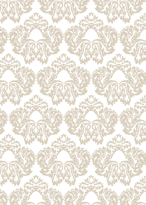 Stoffen rolgordijn in beige met patroon