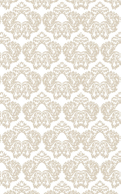 Stoffen rolgordijn in beige met patroon