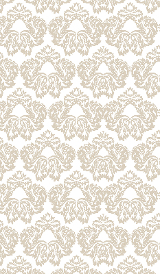 Stoffen rolgordijn in beige met patroon