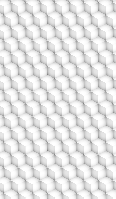 Rolgordijn voor balkondeur met 3D-kubussen