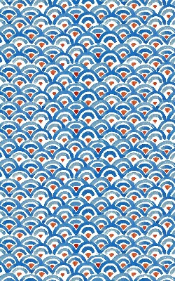 Binnenrolgordijn in de kleur schubben