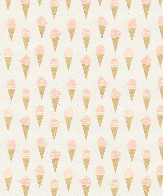 Stoffen rolgordijn in de kleur ijsje