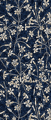 Stoffen rolgordijn met bloemenprint