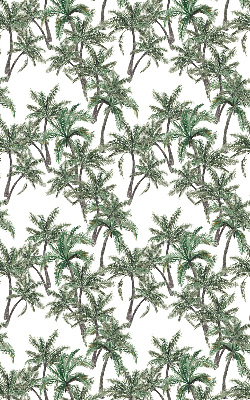 Binnenrolgordijn voor raam met palmbomenprint