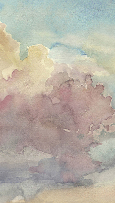 Binnenrolgordijn voor raam in kleurrijke hemel