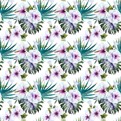 Rolgordijn voor raam met bloemenprint