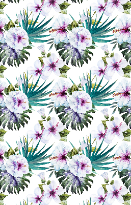 Rolgordijn voor raam met bloemenprint