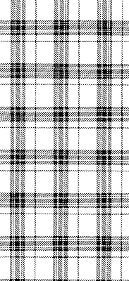 Binnengordijn in grijs tartan