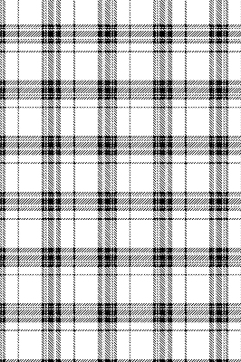 Binnengordijn in grijs tartan