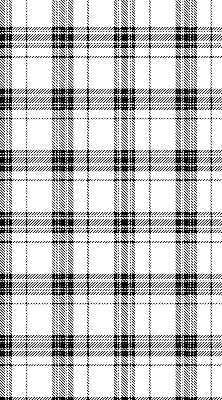 Binnengordijn in grijs tartan