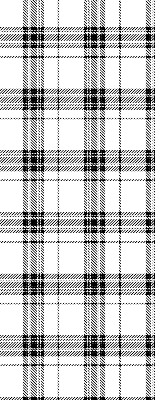 Binnengordijn in grijs tartan