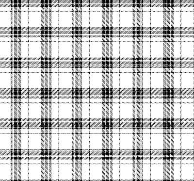 Binnengordijn in grijs tartan