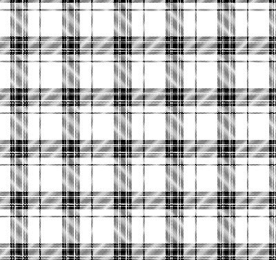 Binnengordijn in grijs tartan