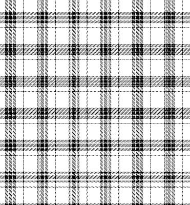Binnengordijn in grijs tartan