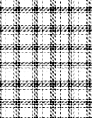 Binnengordijn in grijs tartan