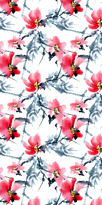 Binnenrolgordijn voor raam bloemen