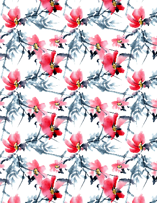 Binnenrolgordijn voor raam bloemen