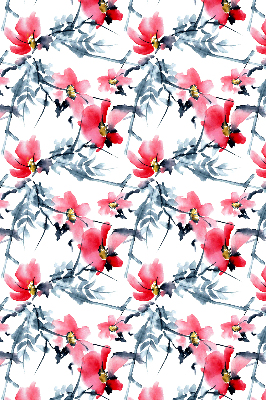 Binnenrolgordijn voor raam bloemen