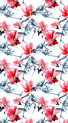 Binnenrolgordijn voor raam bloemen