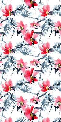 Binnenrolgordijn voor raam bloemen