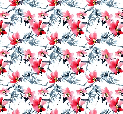 Binnenrolgordijn voor raam bloemen