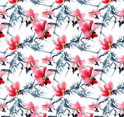 Binnenrolgordijn voor raam bloemen