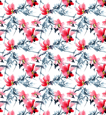Binnenrolgordijn voor raam bloemen