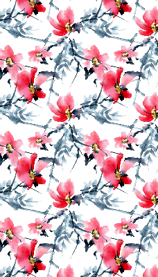 Binnenrolgordijn voor raam bloemen
