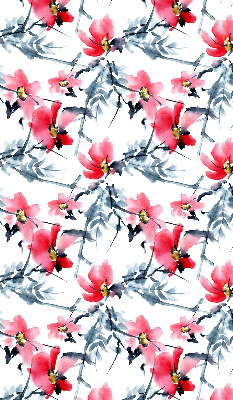 Binnenrolgordijn voor raam bloemen