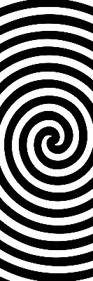 Rolgordijn voor balkondeur in hypnotiserende cirkelprint