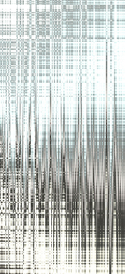 Stoffen rolgordijn met spiegelabstractie