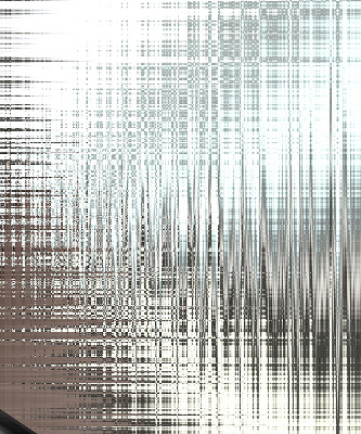 Stoffen rolgordijn met spiegelabstractie