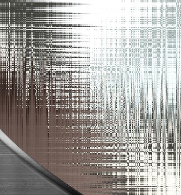 Stoffen rolgordijn met spiegelabstractie