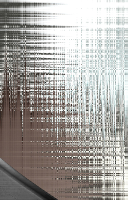 Stoffen rolgordijn met spiegelabstractie
