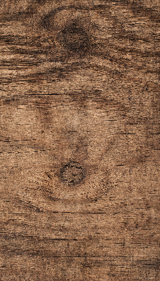 Stoffen rolgordijn in donker hout