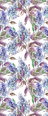 Binnengordijn met zomerse bloemenprint