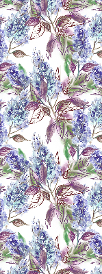 Binnengordijn met zomerse bloemenprint