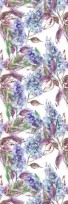Binnengordijn met zomerse bloemenprint