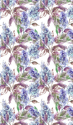 Binnengordijn met zomerse bloemenprint
