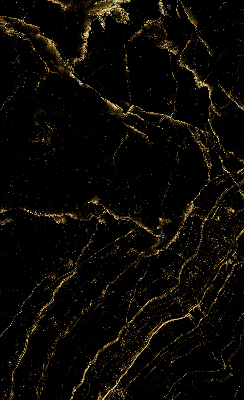 Stoffen rolgordijn in zwart marmer