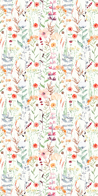 Binnenrolgordijn voor raam met kleurrijke bloemen