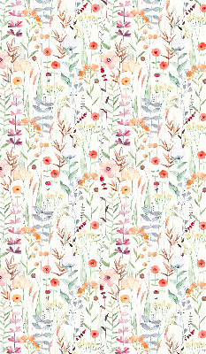 Binnenrolgordijn voor raam met kleurrijke bloemen