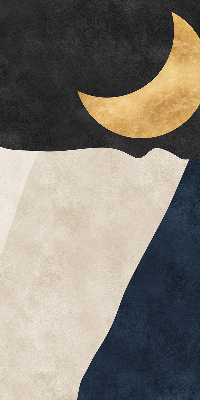 Rolgordijn voor balkondeur in moderne abstractie