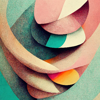 Binnengordijn abstractie