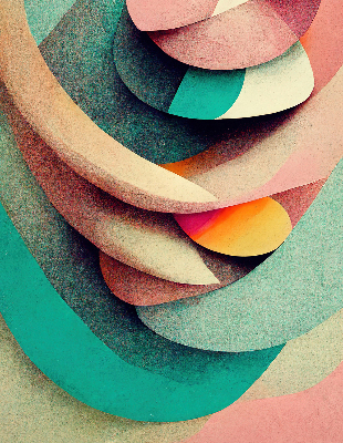 Binnengordijn abstractie