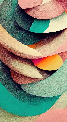 Binnengordijn abstractie
