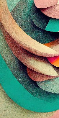 Binnengordijn abstractie