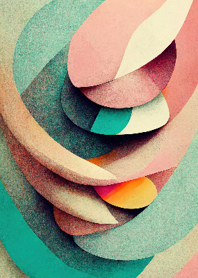 Binnengordijn abstractie