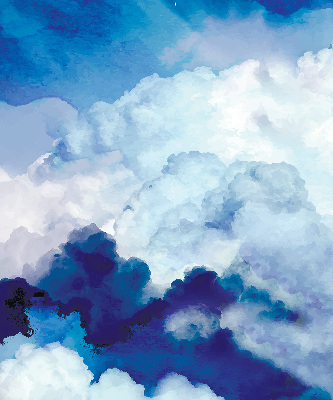 Binnengordijn wolken